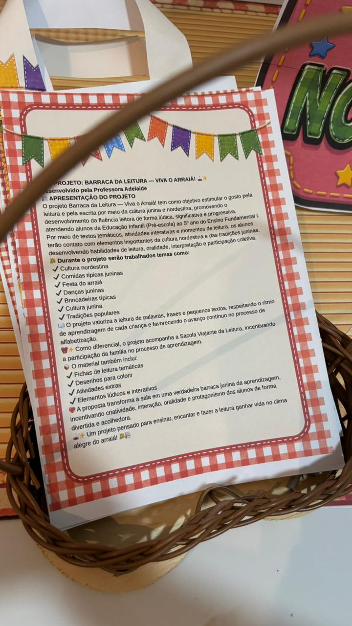 BARRACA DA LEITURA — ESTÁ NO AR! VIVA O ARRAIÁ! - Imagem 9