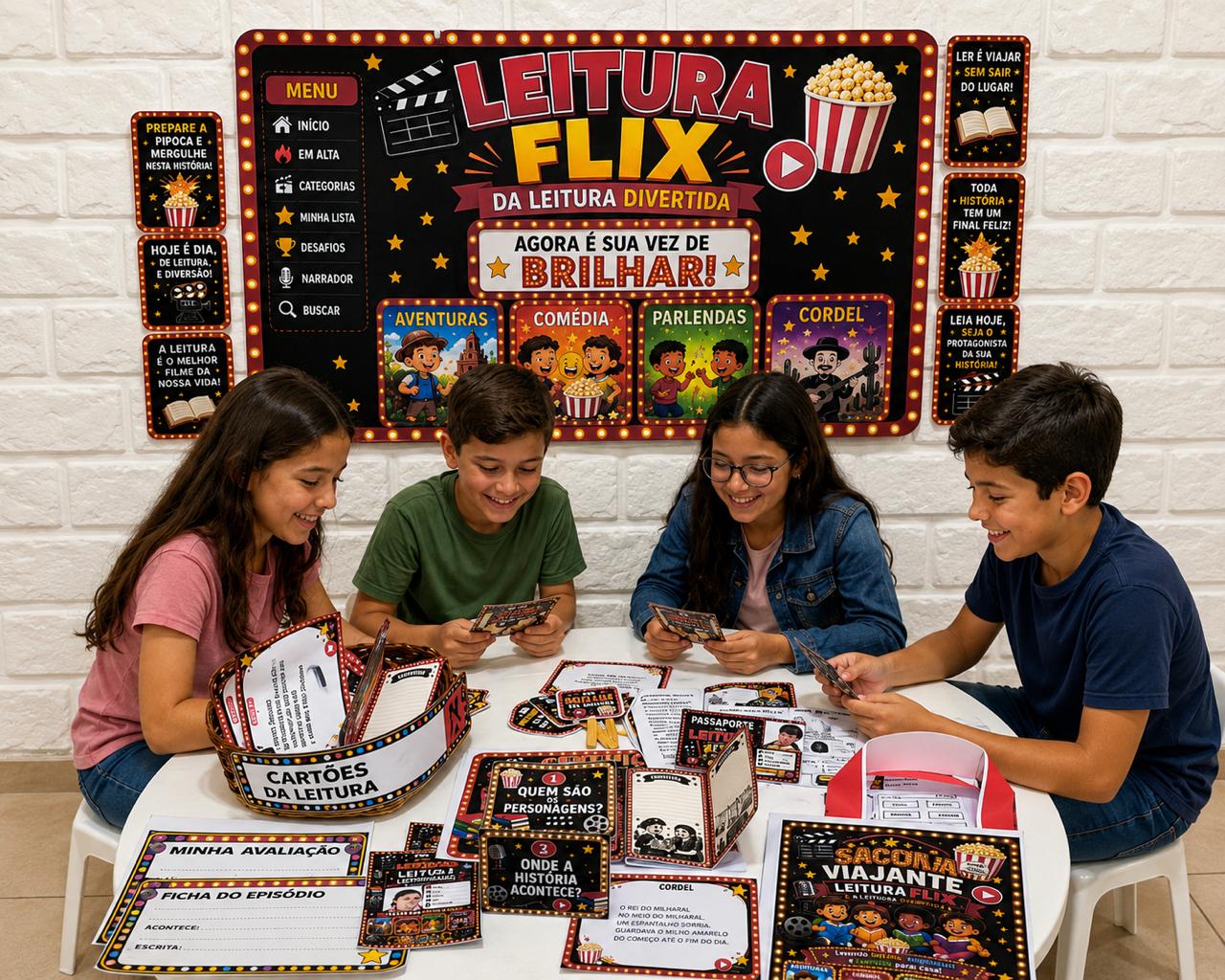 LEITURA FLIX — AVENTURAS, COMÉDIA, PARLENDAS E CORDEL - Imagem 9