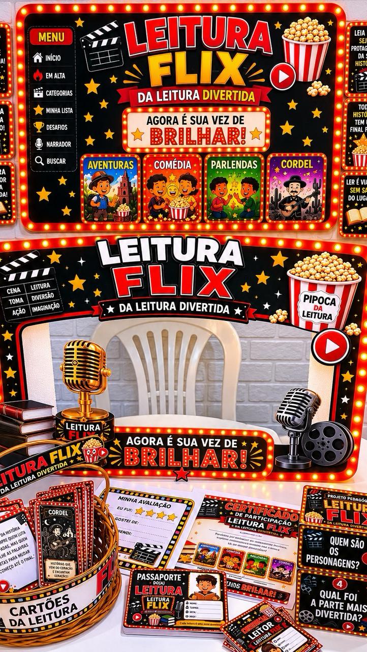 LEITURA FLIX — AVENTURAS, COMÉDIA, PARLENDAS E CORDEL - Imagem 23