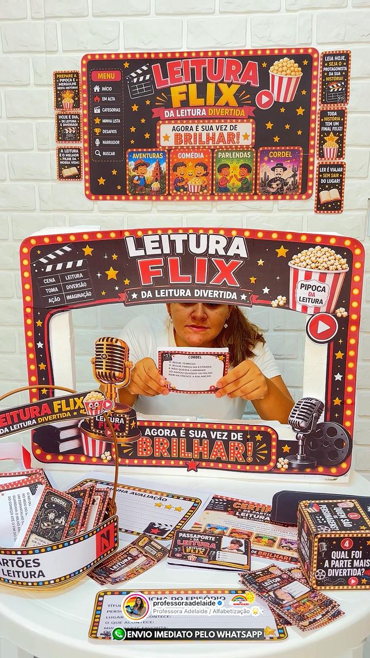 LEITURA FLIX — AVENTURAS, COMÉDIA, PARLENDAS E CORDEL - Imagem 22