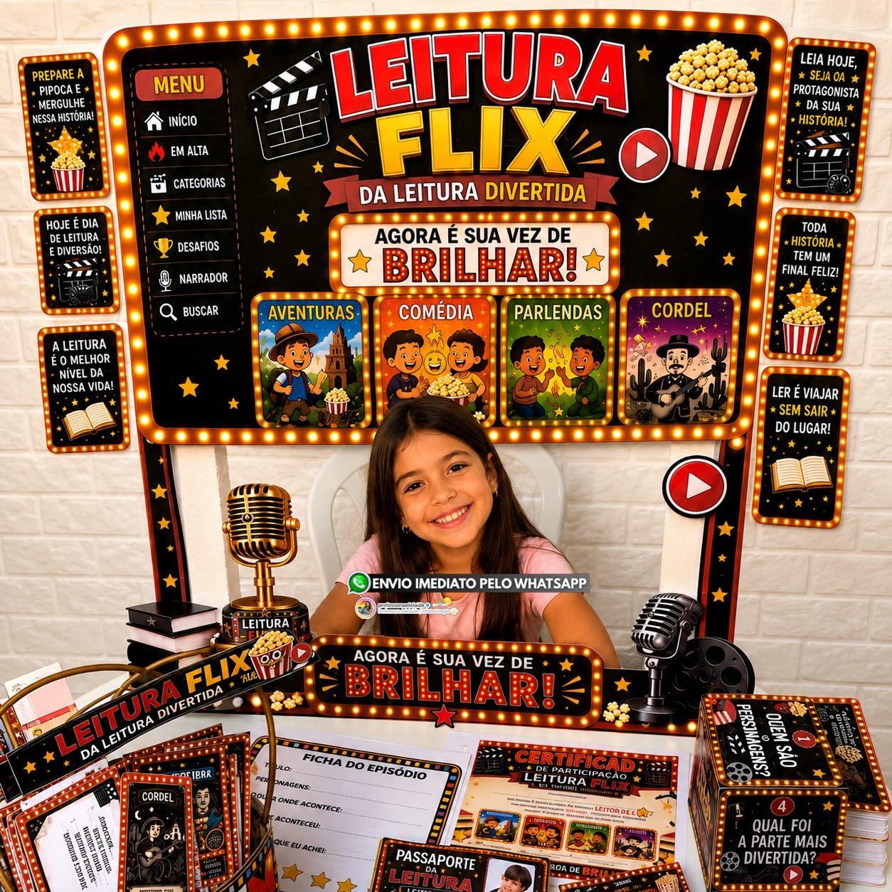 LEITURA FLIX — AVENTURAS, COMÉDIA, PARLENDAS E CORDEL - Imagem 13