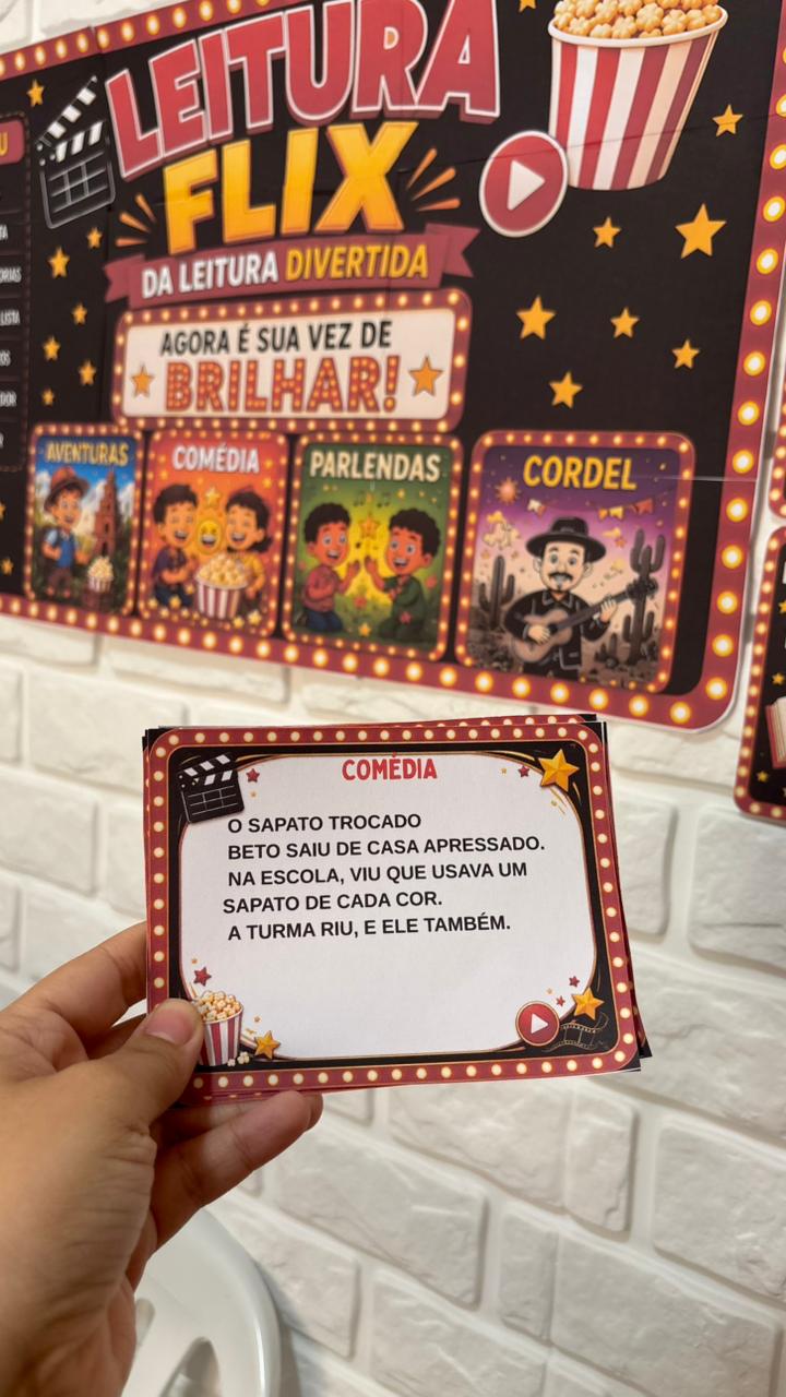 LEITURA FLIX — AVENTURAS, COMÉDIA, PARLENDAS E CORDEL - Imagem 7