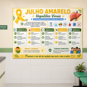 PAINEL EDUCATIVO – JULHO AMARELO Hepatites Virais