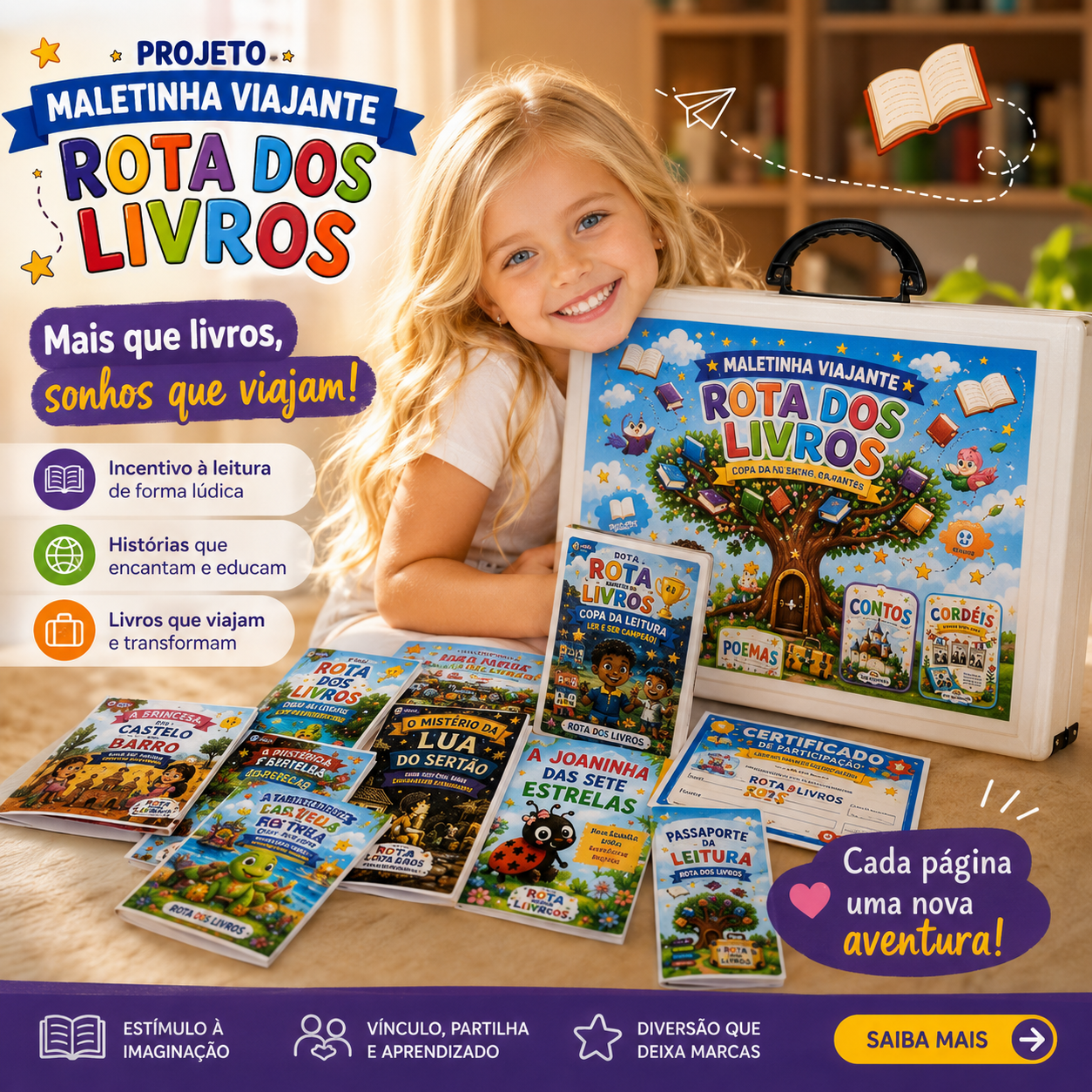 PROJETO MALETINHA VIAJANTE — ROTA DOS LIVROS - Imagem 13