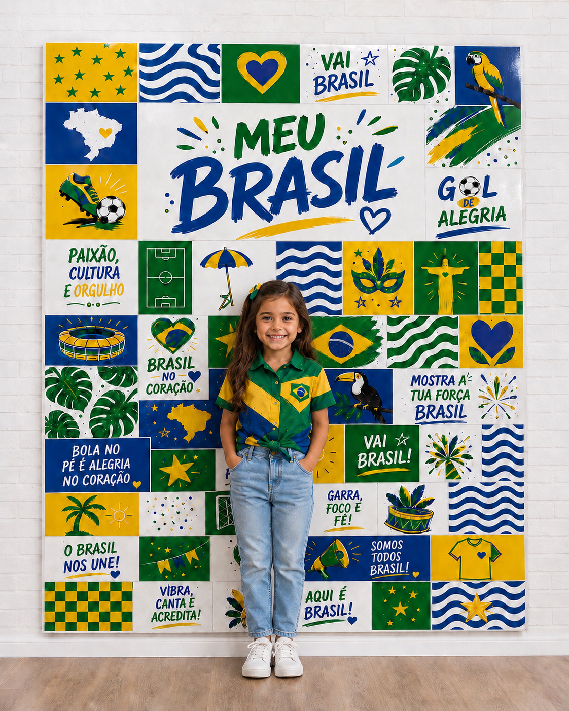 PAINEL FOTOGRÁFICO MEU BRASIL - VAI BRASIL, GOL DE ALEGRIA! - Imagem 10