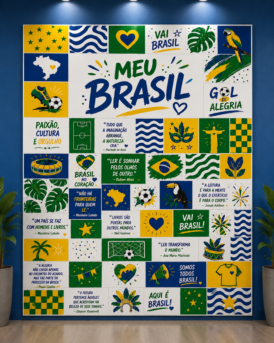 PAINEL FOTOGRÁFICO MEU BRASIL - VAI BRASIL, GOL DE ALEGRIA! - Imagem 7