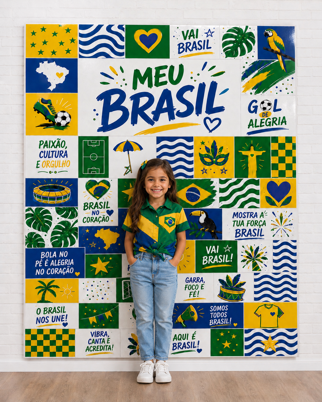 PAINEL FOTOGRÁFICO MEU BRASIL - VAI BRASIL, GOL DE ALEGRIA! - Imagem 2