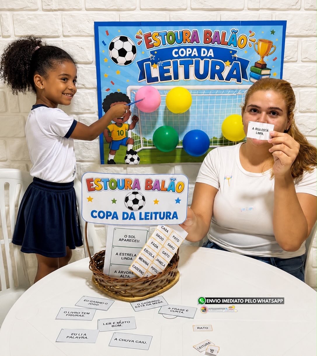 ESTOURO DO BALÃO DA LEITURA - copa da leitura