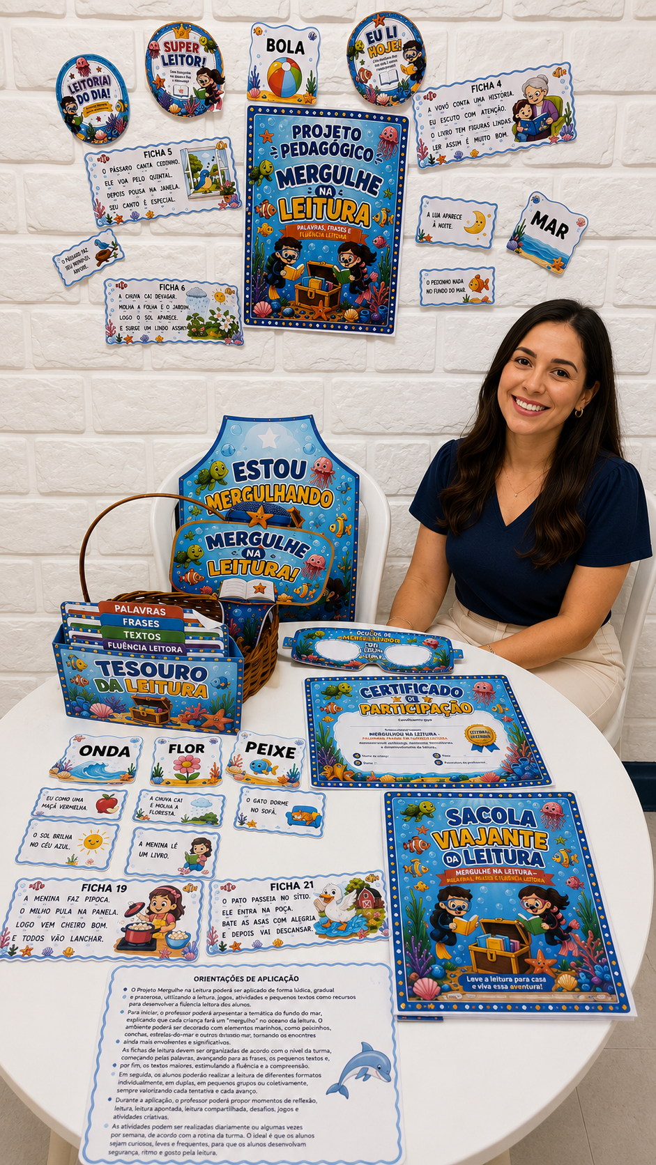 MERGULHO NA LEITURA Palavras, frases, fluência leitora e pequenos textos - Imagem 13