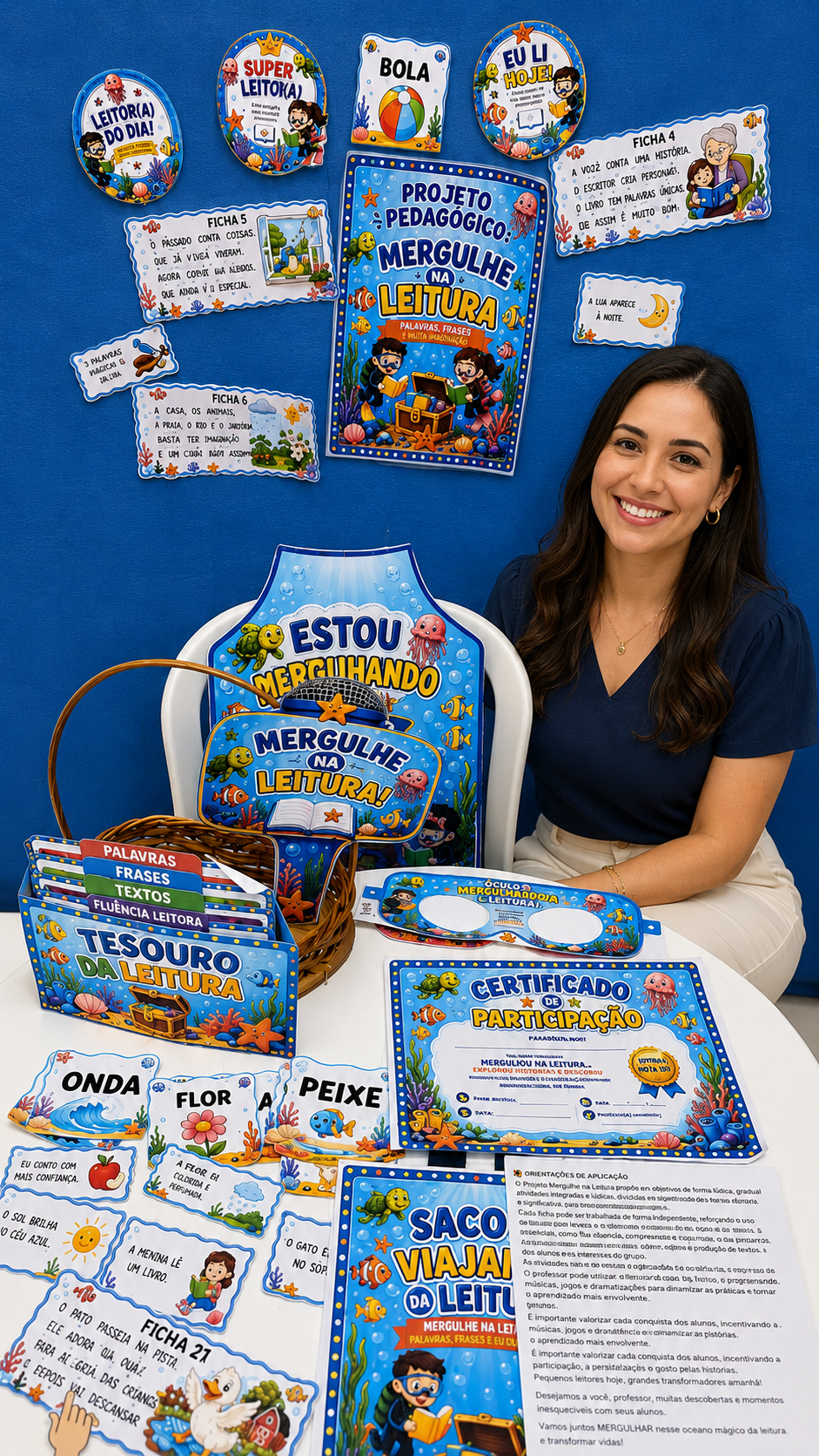 MERGULHO NA LEITURA Palavras, frases, fluência leitora e pequenos textos - Imagem 2