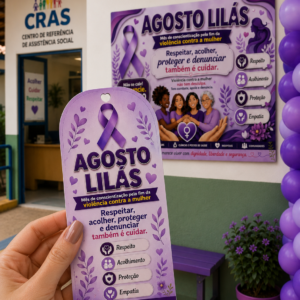 PAINEL AGOSTO LILÁS