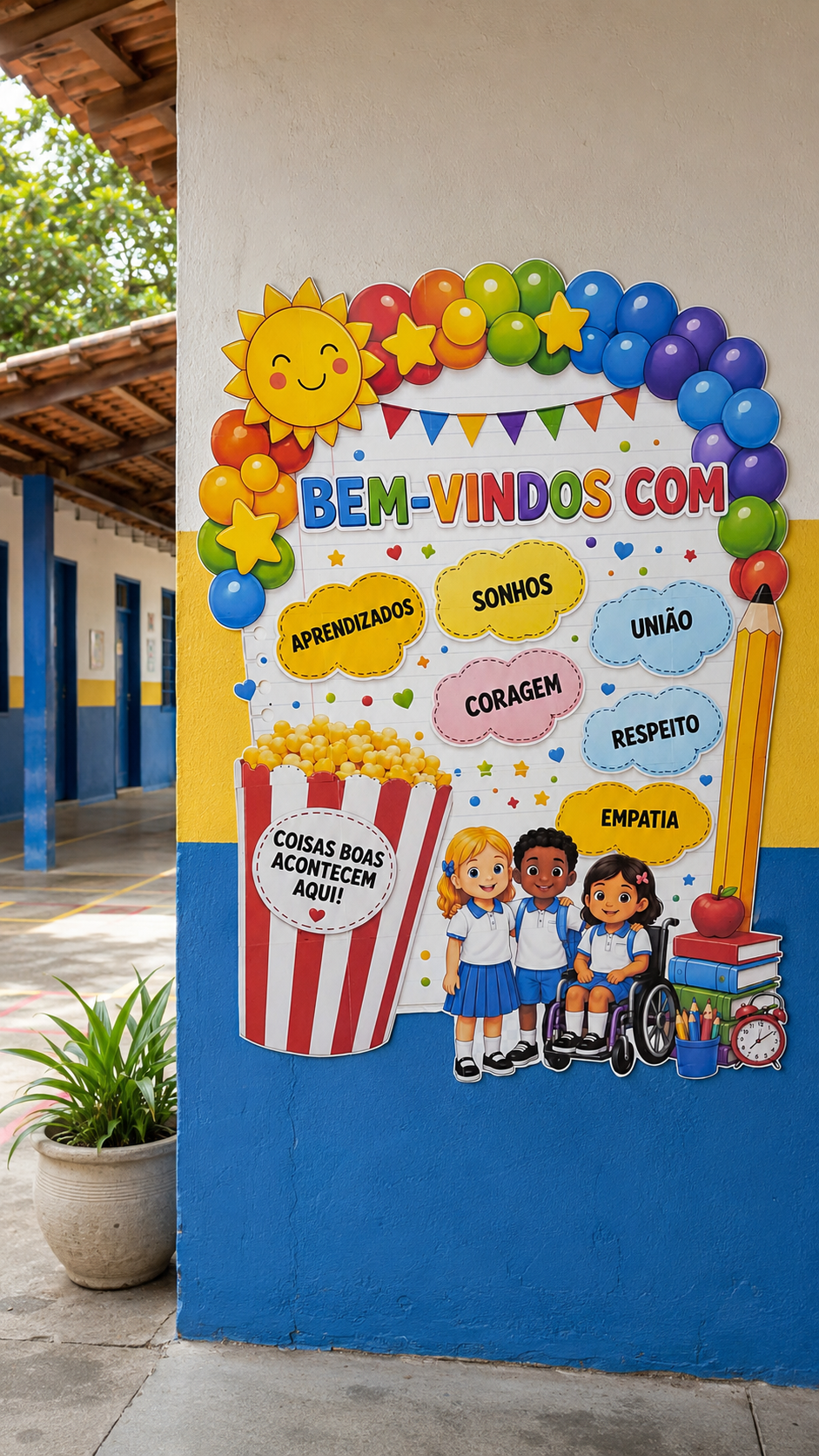 PAINEL VOLTA ÀS AULAS - PIPOCANDO COISAS BOAS ACONTECEM AQUI! - Imagem 4