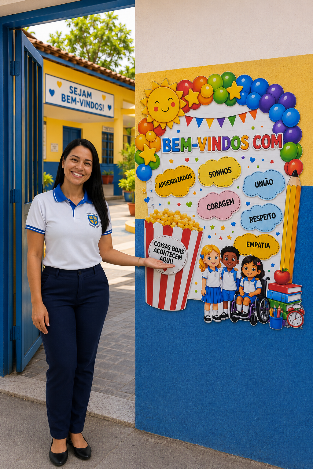 PAINEL VOLTA ÀS AULAS - PIPOCANDO COISAS BOAS ACONTECEM AQUI! - Imagem 3