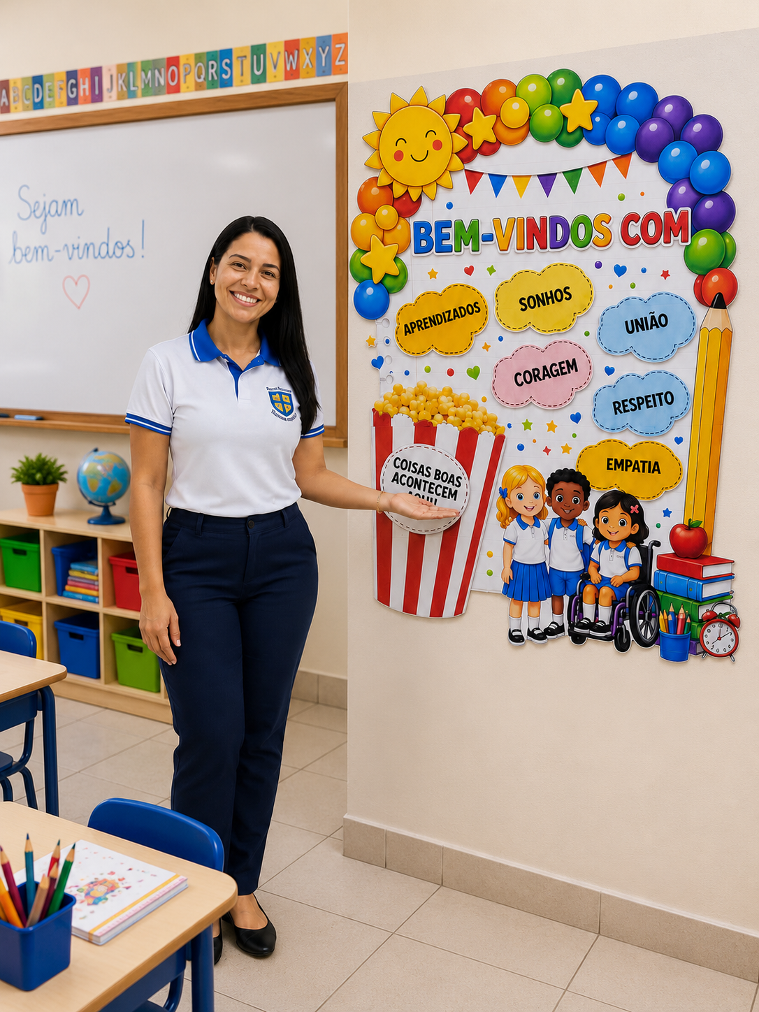 PAINEL VOLTA ÀS AULAS - PIPOCANDO COISAS BOAS ACONTECEM AQUI! - Imagem 2