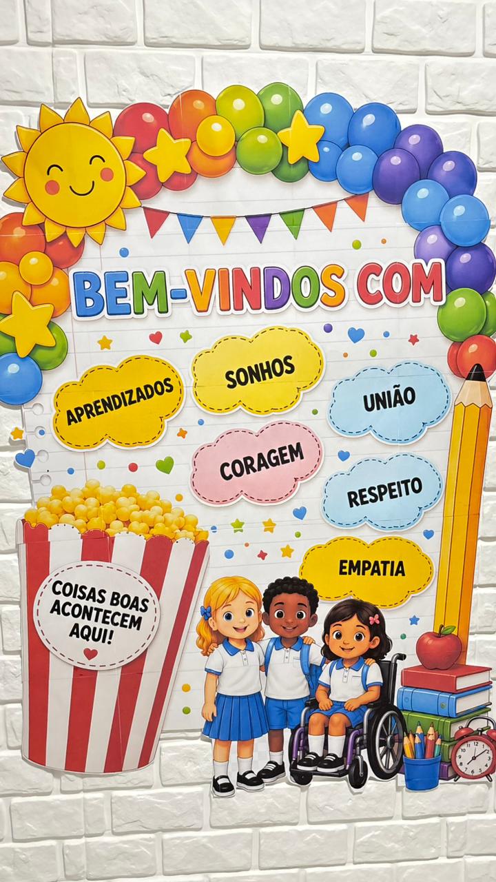 PAINEL VOLTA ÀS AULAS - PIPOCANDO COISAS BOAS ACONTECEM AQUI! - Imagem 7