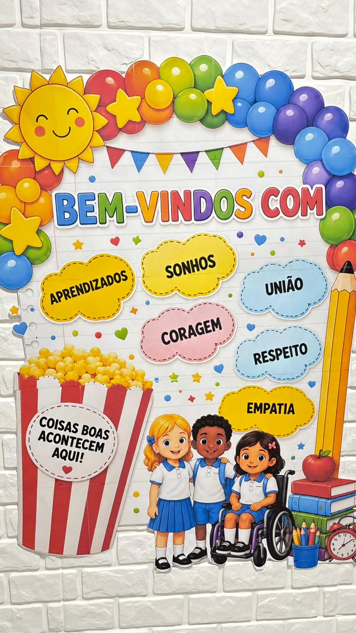 PAINEL VOLTA ÀS AULAS - PIPOCANDO COISAS BOAS ACONTECEM AQUI! - Imagem 8