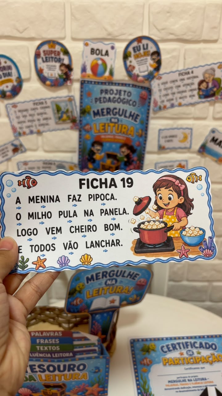 MERGULHO NA LEITURA Palavras, frases, fluência leitora e pequenos textos - Imagem 10