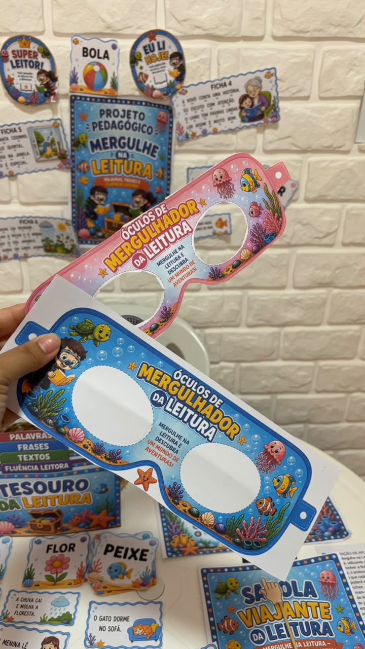 MERGULHO NA LEITURA Palavras, frases, fluência leitora e pequenos textos - Imagem 6