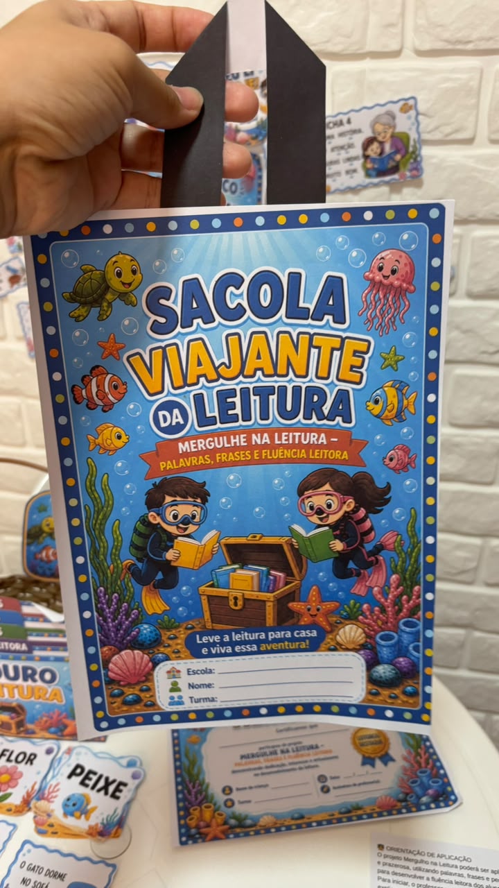 MERGULHO NA LEITURA Palavras, frases, fluência leitora e pequenos textos - Imagem 4