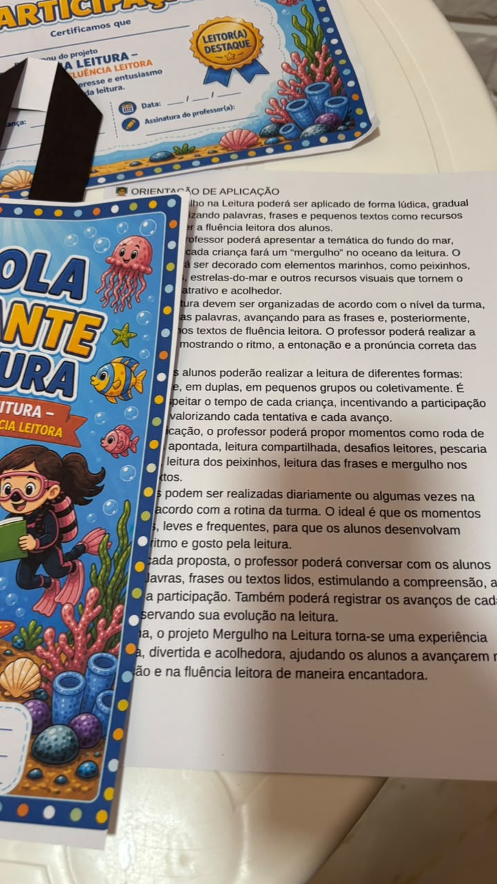 MERGULHO NA LEITURA Palavras, frases, fluência leitora e pequenos textos - Imagem 3