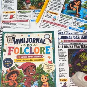 MINIJORNAL DO FOLCLORE BRASILEIRO – FOLHAS PARA CADERNO