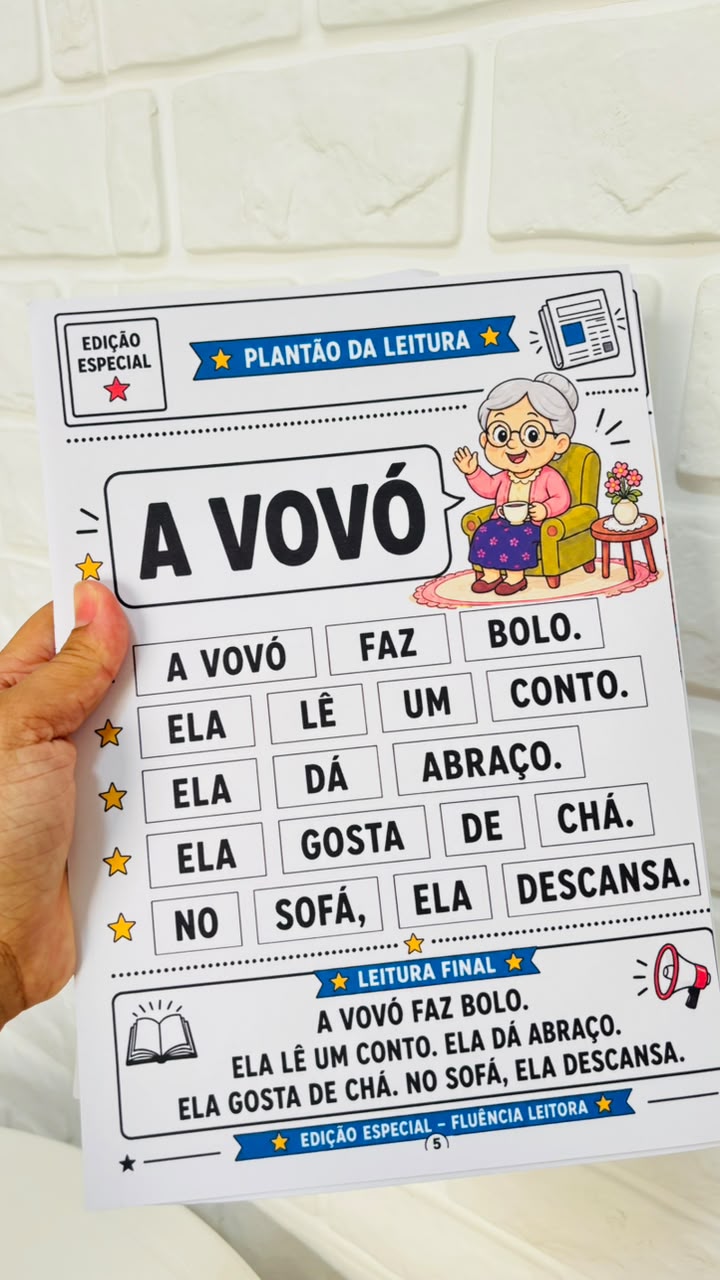 CADERNO JORNAL DA LEITURA – EDIÇÃO ESPECIAL FLUÊNCIA LEITORA - Imagem 4